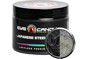 Eye Candy Premium Mica Powder Pigment “Japanese Steel Grey” (50g) Multipurpose DIY Arts and Crafts Additive | Epoxy, Resin, B