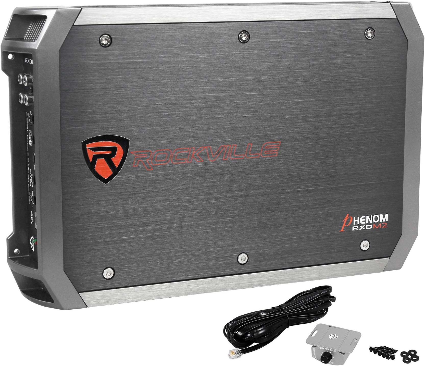 Rockville RXD-M2 3000 Watt/1500w RMS Mono Class D 1 Ohm Amplifier Car Stereo Amp