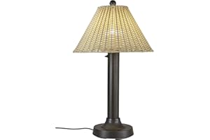 Patio Living Concepts 19257 Tahiti Outdoor Table Lamp with 3" Tubular Body, 34"
