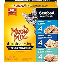 Meow Mix Servings Seafood Variety