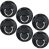 Stainless Steel D-Ring Patch Kit, PVC Paddle Board D-Rings for Kayak, Inflatable Boat, Caneo, SUP, No Glue Included, Water-Proof