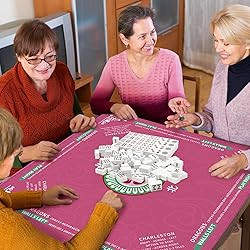 Mahjong Mat, 32.4×32.4 Inch Noise Reduction