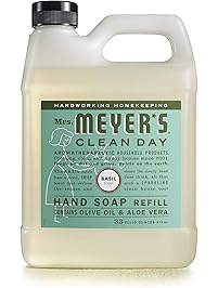 Mrs. Meyers - Liquid Hand Soap Refill, Basil - 33 Ounce