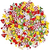 Aneco 500 Pieces Foam Christmas Stickers Self-Adhesive Christmas Style Stickers DIY Craft Stickers for Christmas Party Decoration