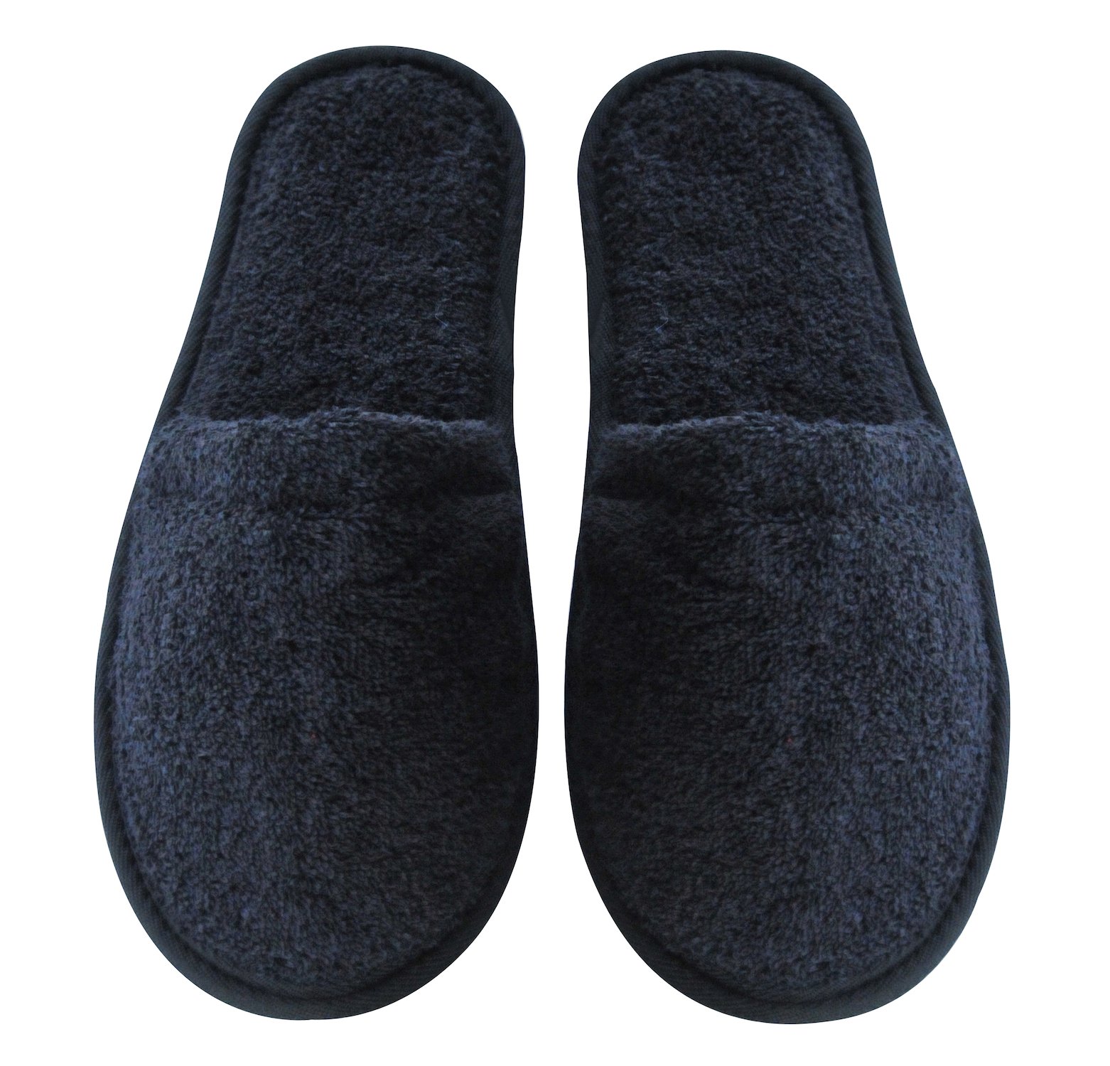 ArusArus Women's Turkish Terry Cotton Cloth Spa Slippers, Women's Arus Women's Turkish Terry Cotton Cloth Spa Slippers One Size Fits Most, Royal Blue with Black Sole
