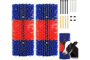 GROOVIX Livestock Scratching Brushes, Full Massage Grooming Brush Suitable For, Goat, Cattle, Cow, Donkey, Pigs, Sheep, Horse