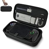 G-STORY Large Capacity Carrying Case for ROG XBOX ALLY X&ROG XBOX ALLY 7" 2025 Handheld, Hard EVA Travel Bag Gaming PC Console, Storage Pouch with Battery Bank Cable Pocket & Accessories Compartment