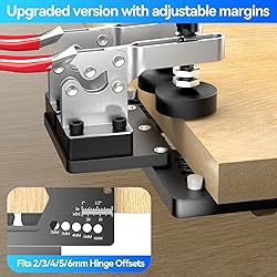 Upgraded 35mm Concealed Hinge Jig - Precision Drill