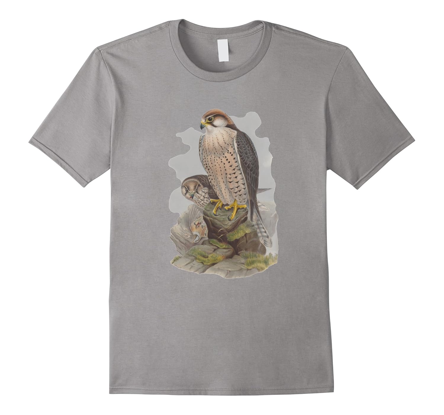 Vintage Falcon Scientific Drawing Shirt - Falconry Lanner-FL