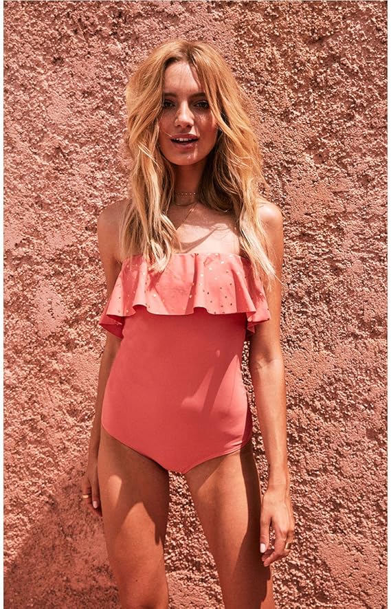 maillot de bain 1 piece volant