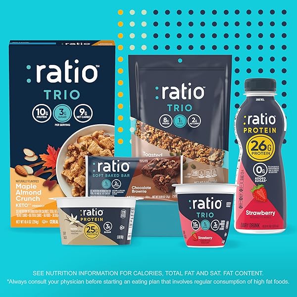 RATIO TRIO TOASTED ALMOND GRANOLA CEREAL, 1G SUGAR, KETO FRIENDLY, 8 OZ RESEALABLE BAG