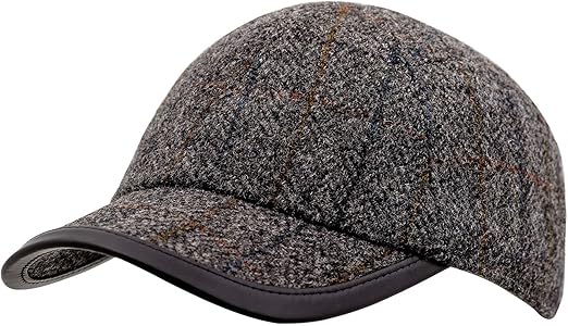 harris tweed ball cap