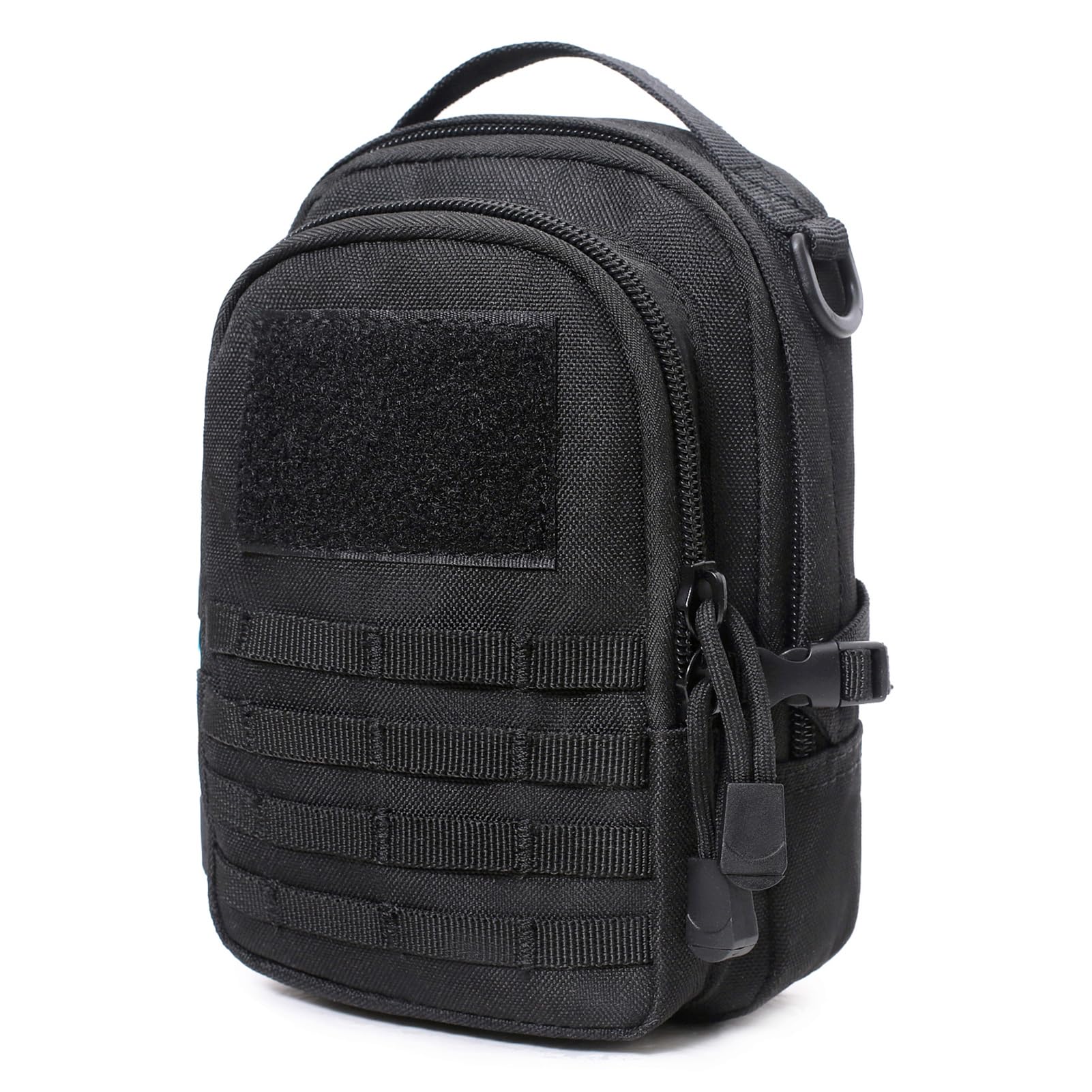 Azarxis First Aid Pouch Medical Molle EDC Admin Pouch Tactical Utility Bag IFAK Emergency Survival Gear for Hiking, Camping, Trekking, Climbing, Outdoor Activities (Black)