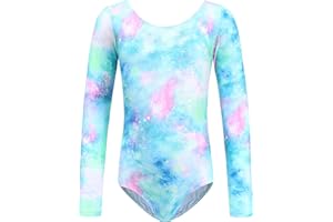 MISCO Gymnastics Leotards for Girls, Dancing Athletic Leotards for 2-13 Years, 11-12Y(160CM)