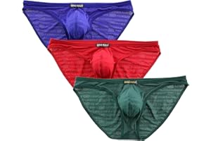 BRAVE PERSON Sexy Breathable Gauze Fabric Printing Briefs Men's Bikini Underwear B1124