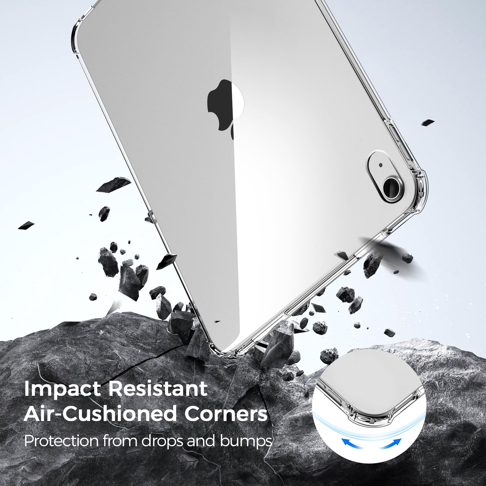 Blosomeet Clear Case for iPad A16 11th Generation 2025 11