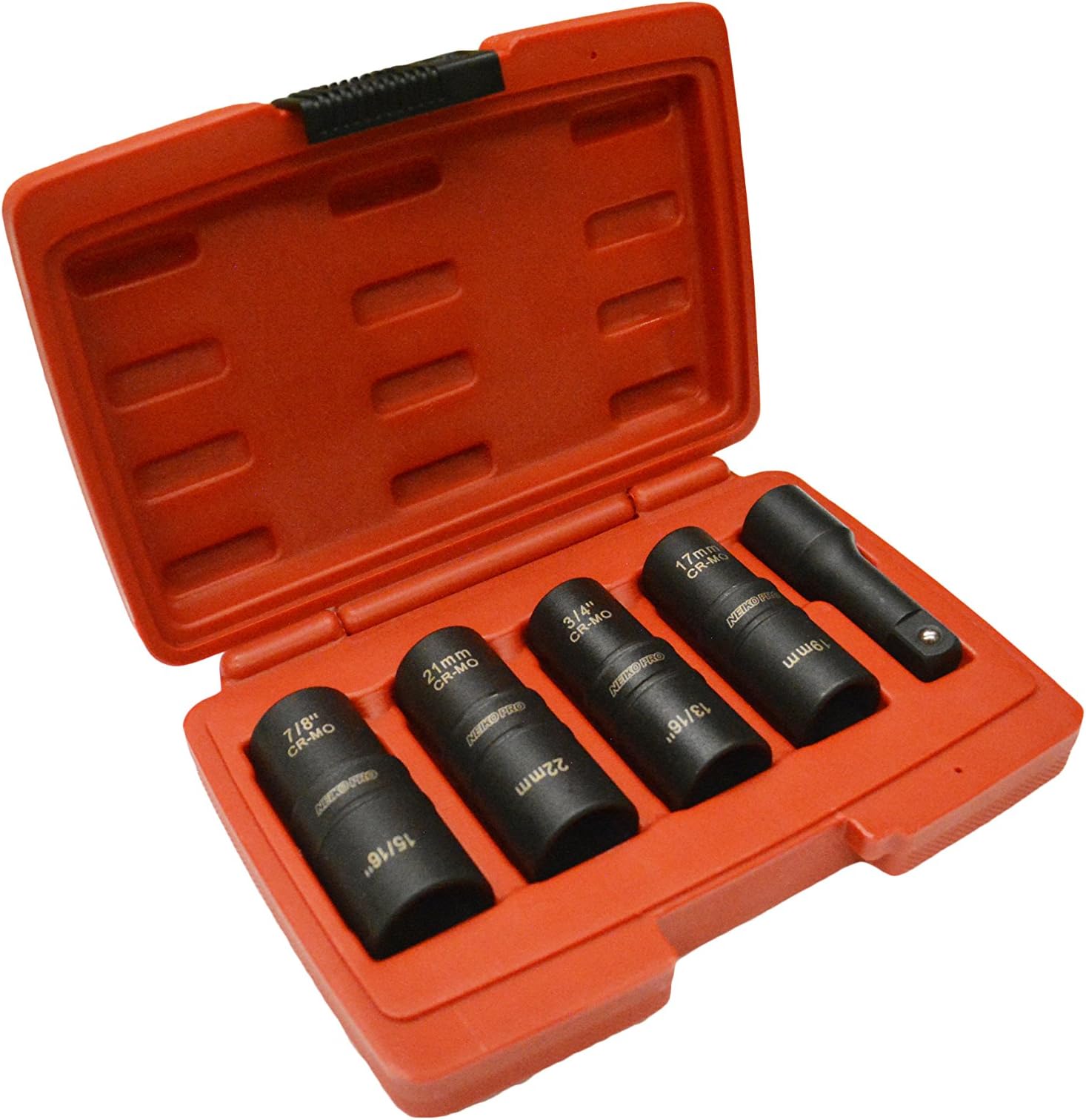 1/2" Drive Thin Walled Flip Impact Socket Set SAE & MM