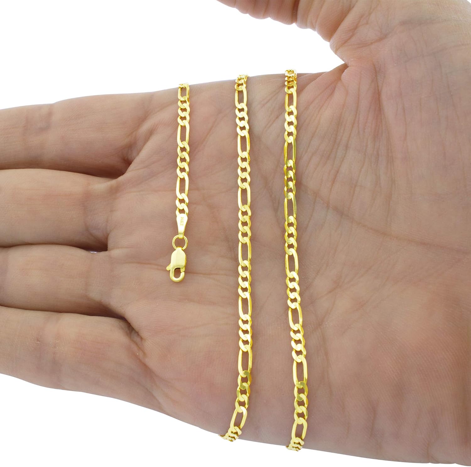 Hollow Figaro Link Chain Bracelet 