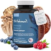 Dr. Fuhrman All Natural Immune Support Supplement | Whole-Food Derived Vitamin for Immunity Defense | Organic Mushrooms, &amp; Berries | Organic Lion&rsquo;s Mane, Maitake, Reishi, and Elderberry | 120 Caps