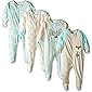 Gerber baby-boys 4 Pack Sleep 'N Play Footie