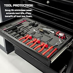 ONREVA Tool Box Foam 3Pack 22x18x2 inch, Foam