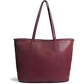 Zipper Tote Bag for Women Soft Vegan Leather Handbag for Work, Travel & Everyday Use