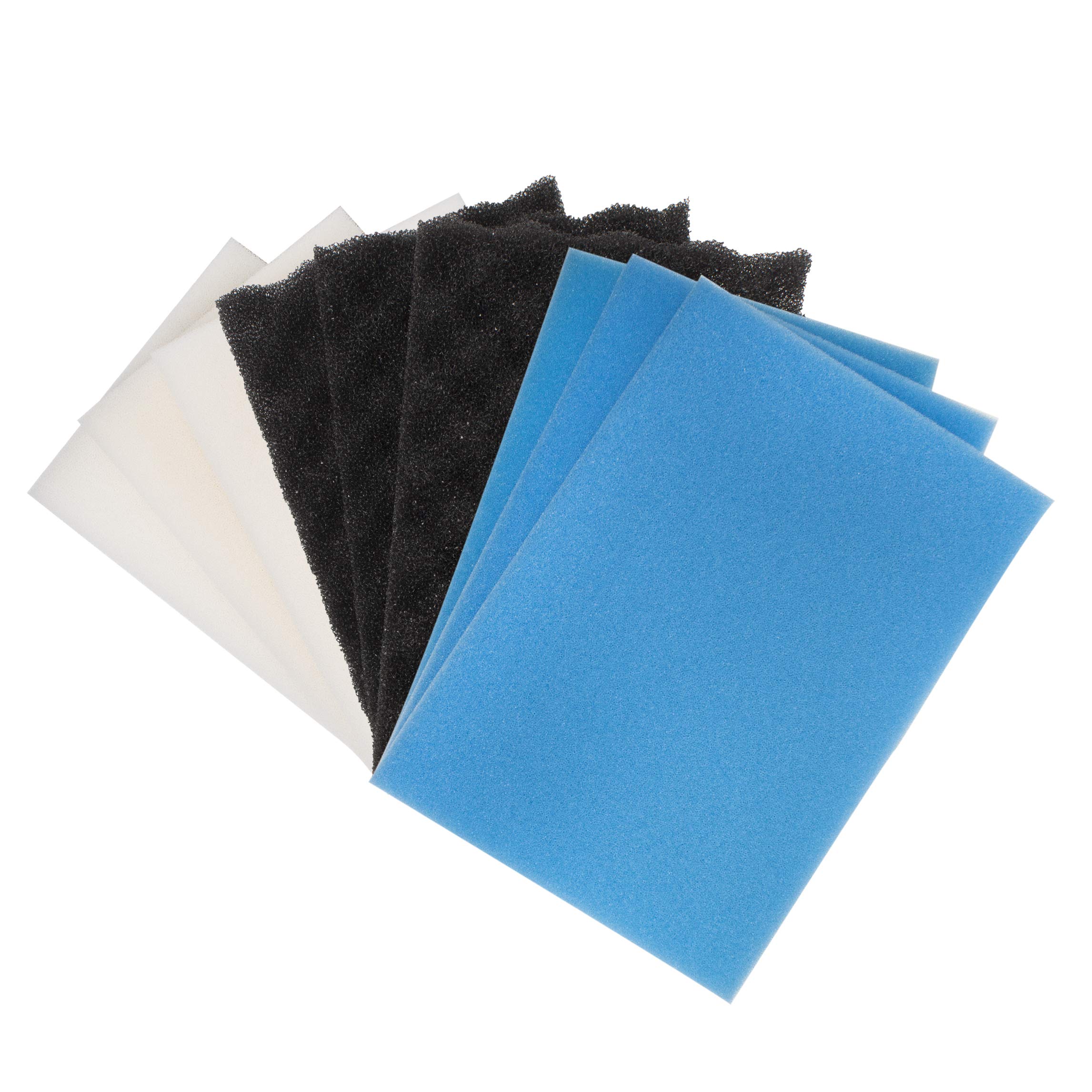 LTWHOME Replacement Foam Set Fit for Blagdon Mini-Pond Filter 4500L and 6000L Models (Pack of 3 Sets)
