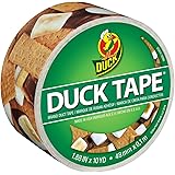 Duck Brand 283789 Printed Duct Tape, S'mores Please , 1.88 Inches x 10 Yards, Single Roll