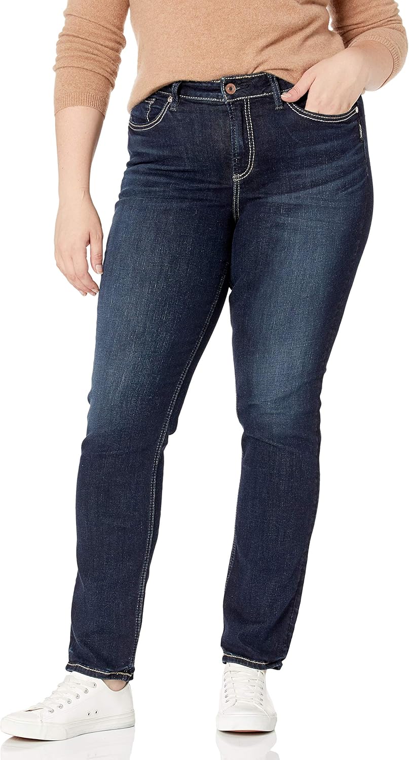 Silver Jeans Co. Women's Plus Size Avery Curvy Fit High