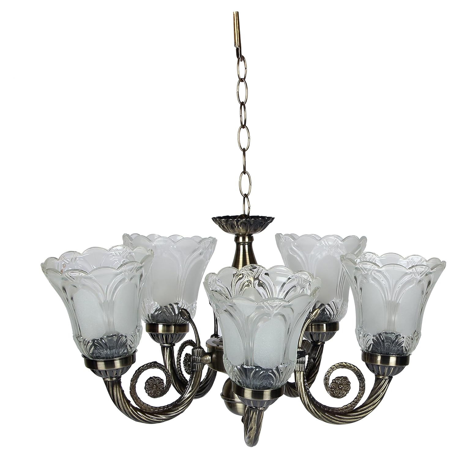 Buy Lexton Dl 073 Upheld Lights Contemporary Design Chandelier White Online At Low Prices In India Amazon In