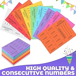 Kosiz 300 Sheets Raffle Tickets Sheets Hold This