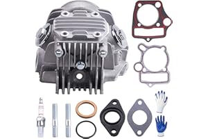 ORAEVY 52.4mm Complete Cylinder Head Replacement for 4 Stroke 110cc Engine Chinese ATV Go Kart Dirt Bike Pit Bike Scooter Coolster TaoTao SSR