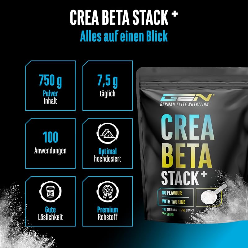 Creatin Beta Alanin Stack - 750 g