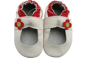 Carozoo Baby Soft Sole Leather Shoes Kids Toddlers Child Slippers