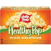 Jolly Time Healthy Pop Butter Flavor Popcorn, 3.2 Oz, 3 Ct