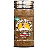 Newman's Own Organic Ground Nutmeg; USDA Certified Organic; Non-GMO; Kosher; 2.4 Oz Bottle