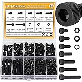 245 Pieces M5 Screws Nuts Washers Set