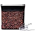 OXO Steel POP Coffee Container with Scoop- 1.7 Qt for Coffee, Tea and More,Grey