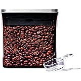 OXO Steel POP Coffee Container with Scoop-  1.7 Qt for Coffee, Tea and More
