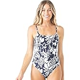 Roxy Women's Roxy Women’s One Piece Swimsuit – Tummy Control Bathing Suit, Removable Cups, Quick-Dry Fabric
