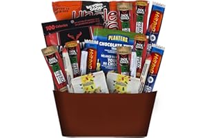 Jerky Snack Attack; Guy Gift, Birthday, Movie Night, Game Night, Exam Week, Gift Wrapped Basket: Chips, Beef Jerky, Pepperoni