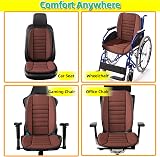 kingphenix Car Seat Cushion with Back Support Pillow Brown Memory Foam view 5