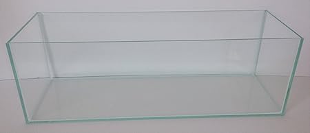 Aquarium Glasbecken 60x20x20 cm, 5 mm, rechteck, 24 Liter Becken, transparent verklebt
