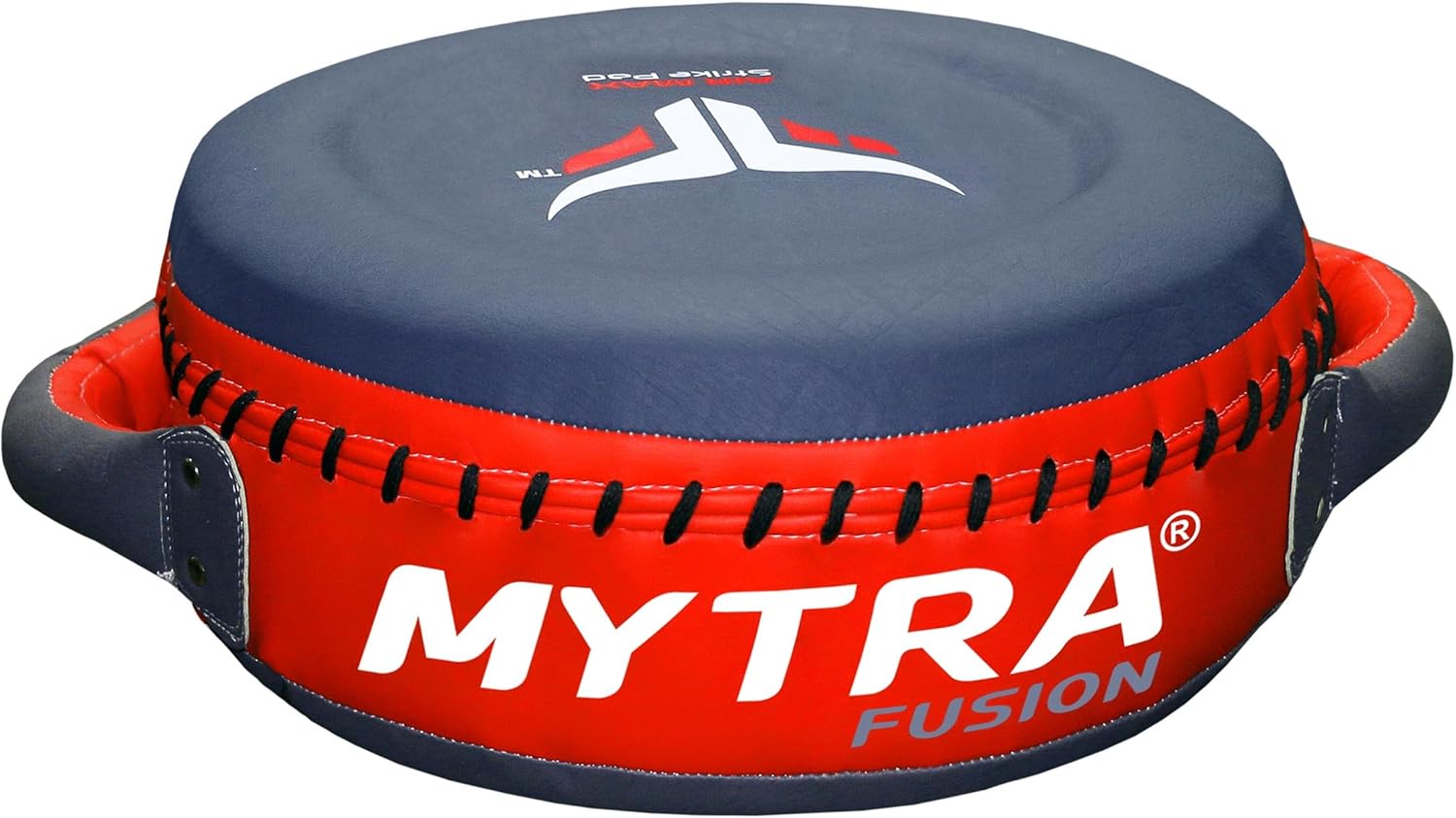 Mytra Fusion Synthetic Leather Strike Pad Boxing Pads Muay Thai MMA Punching Training Pads Focus pad Dummy Pads Thai pad Kick pad Training Punching Sparring Pads. (Gray/Red, Standard) : Sports & Outdoors
