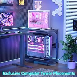 Besiost Computer Tower Stand with Power