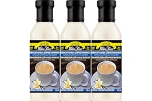 VALUBNDL: WALDEN FARMS SUGAR FREE COFFEE CREAMER - Zero Calorie Coffee Creamer - Custom VALUBNDL Branded (3 PACK, FRENCH VANI