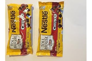 LAOSEP Nestle Semi-Sweet Chocolate Chunk Baking, 11.5 oz (Pack of Two)