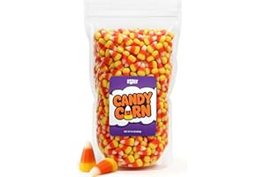 ZESTIX Candy Corn – 24 oz Bag – Classic Tri-Color – Soft & Chewy Texture – Bulk Halloween Candy for Parties, Baking & Year-Round Snacking