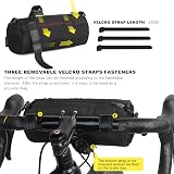 Rhinowalk Bike Handlebar Bag Front Bag 2.4L 900D Black with Straps view 4