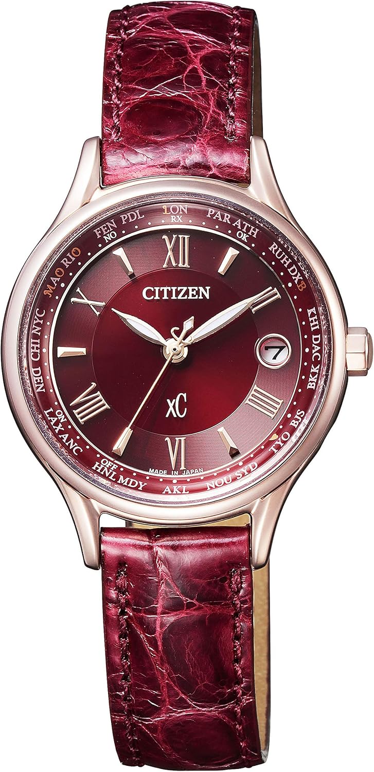 Amazon シチズン 腕時計 クロスシー Ec1164 02w エコ ドライブ 電波時計 Titania Line Happy Flight シリーズ レディース レディース腕時計 腕時計 通販